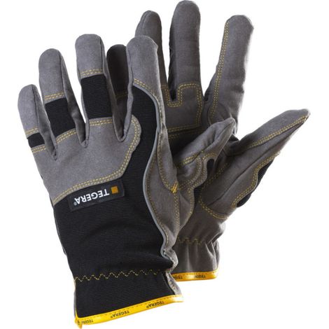 Guantes de trabajo Tegera 9205 pro cuero sintético ergonómicos 6 pares (1/2)