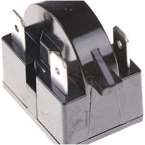 QP2-4R7 4.7 ohm 3-pin automatic start refrigerator relay, compatible with mini-fridges/compact refrigerators