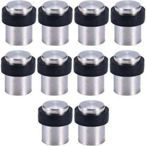 Fermaporta da pavimento in acciaio inox 10 x 4,5 cm, Fermaporta, Fermaporta, Serrature per porte, TRIMEC