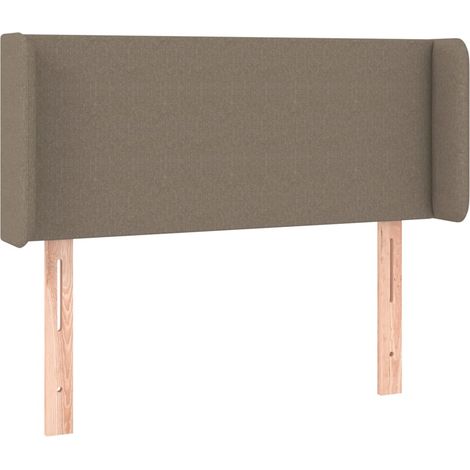 Maison Exclusive - Cabecero de tela gris taupe 103x16x78/88 cm (1/5)