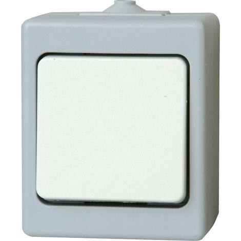 KOPP Taster Standard Aufputz Feuchtraum Grau (1/2)