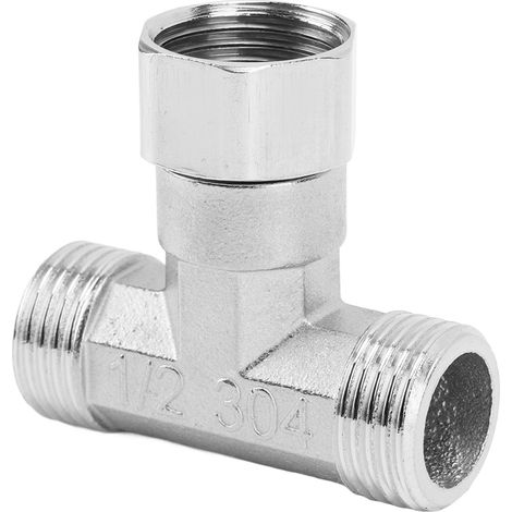 Marhynchus 304 Attaques de Tubes en Acier Inoxydable, avec des Boîtes de Bouchons Existantes, à Haute Pression Debout, Idéal pour le Chauffage de L'eau et le Gaz, Adaptateur de Ligne G1 / 2-Pipe.