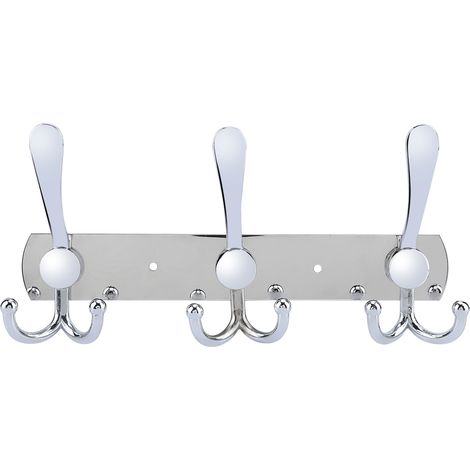 Multifunktionaler Wandhaken aus Edelstahl, Handtuch- und Huthalter fürs Badezimmer, Set mit 3 robusten Haken. (1/5)