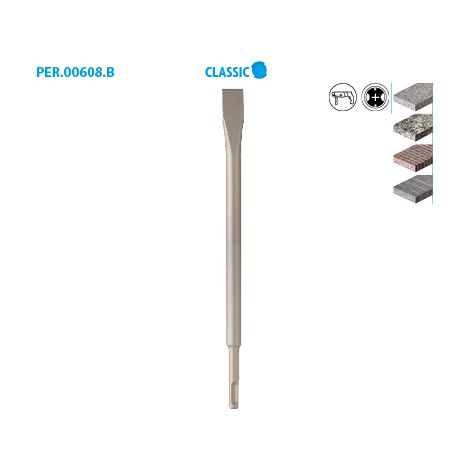 Pistolete Sds-Plus Cincel 20X250Mm   - Cincel plano para martillos SDS PLUS 250x20 mm (1/2)