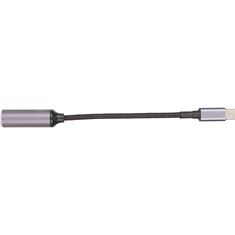 Câble d'alimentation CC 5,5 mm x 1,7 mm vers USB-C femelle-mâle 100 W PD avec puce d'identification pour téléphone et tablette (1/5)