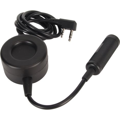Adaptateur PTT étanche Plug and Play pour talkie-walkie Baofeng UV 5R, Kenwood TH TK Series, HYT et Wouxun (1/5)