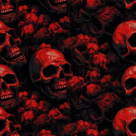 Tela Oxford decorativa para exteriores - Motivo de calavera I DX4809 (1/5)