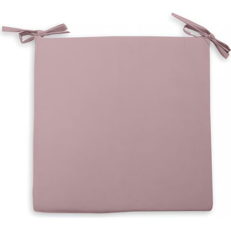 Dessus de chaise outdoor imperméabilisé 40X40x5 cm ALIX rose, par Soleil d'ocre
