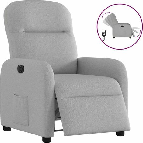 Relaxsessel Elektrisch Wolkengrau Stoff vidaXL276899 (1/5)