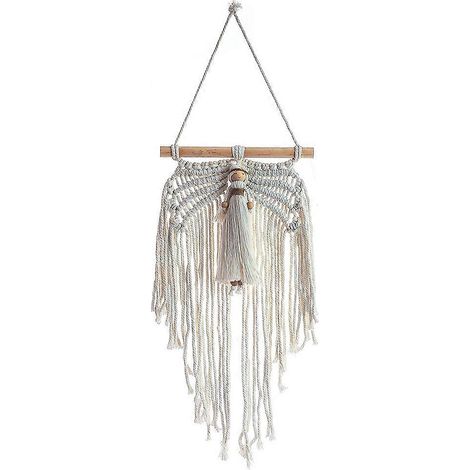 Boho-Wandbehang, handgewebter Makramee-Anhänger, Wandteppich für Wohnzimmer, Schlafzimmer, Büro, Hochzeit, Heimdekoration