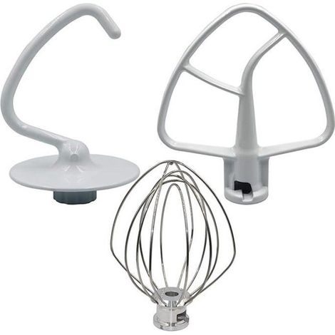 Le Kit De Mixage Pour KSM150 Comprend Un Fouet à Crochet PéTrisseur Et Un Batteur Plat RevêTu, 3 PièCes Compatibles Avec Le Kit De (1/4)