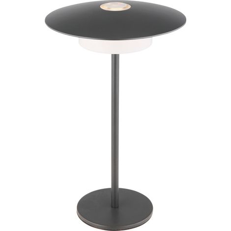 Globo - lampada da tavolo - KYLER - grigio - metallo - Ø 18cm - (1/5)