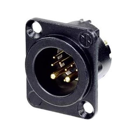 Neutrik NC10MD-LX-B-CON Connettore XLR Spina a pannello contatti diritti Numero Poli (num): 10 Nero 1 pz.