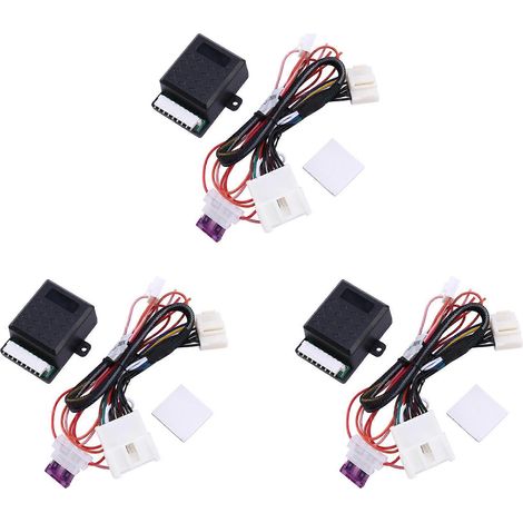 Kit de 3 rétroviseurs latéraux rabattables et dépliables automatiquement pour Toyota RAV4 (2020) conduite à gauche + Installation facile (1/5)