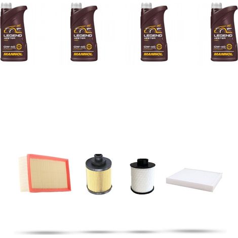 Kit tagliando 4 FILTRI e 4L OLIO compatibile con Suzuki Swift III 1.3 DDIS 55kw dal 2005 (1/5)