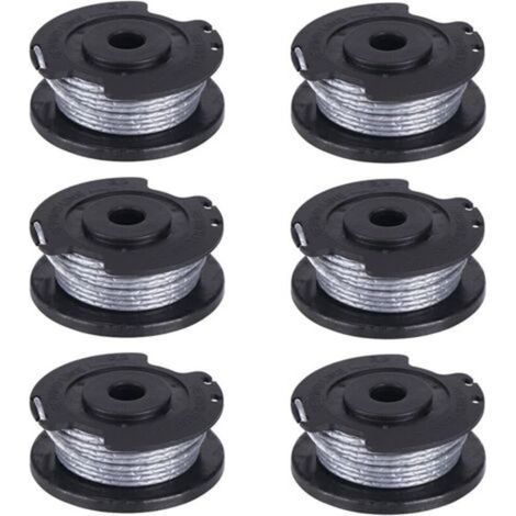 Lot de 6 bobines de fil pour débroussailleuse Bosch Art 23 26 SL 4 m x 1,65 mm (1/4)