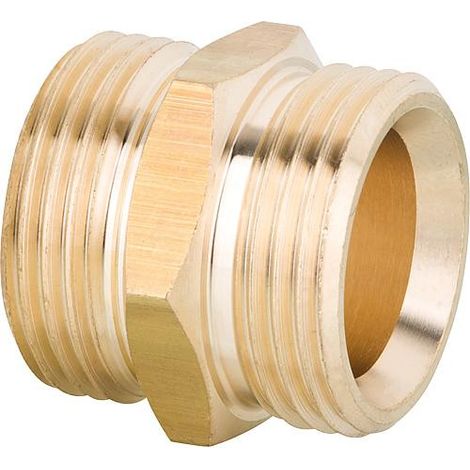 "Nipple d'accouplement 3/4"" x 3/4"" poli "