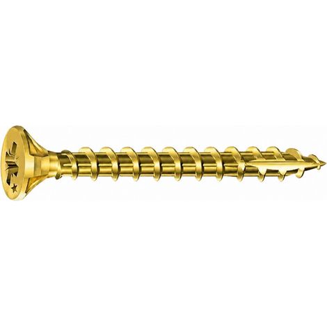 Vis rocket minivybac pozidriv tête fraisée 3.5x30mm, 45 pièces.