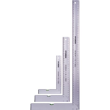 Serie Righelli Ad Angolo Retto 20-60cm Hyundai 59300