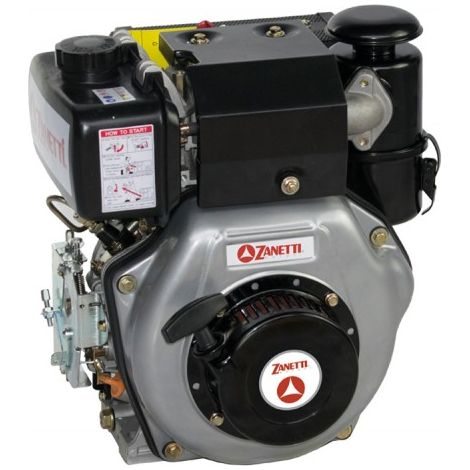 Motore completo ZANETTI ZDM 73 C1MV diesel albero orizzontale conico diametro 23