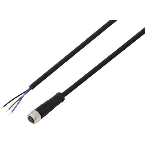TRU COMPONENTS TC-13751932 Anschlussleitung M8 x 1 Buchse, gerade 2 m Polzahl Sensoren: 3 1 St.