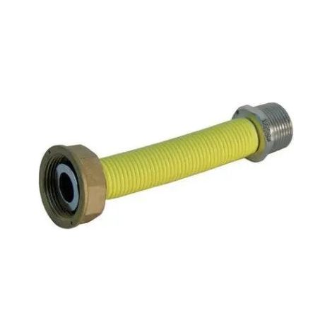 Flessibile Per Contatore Gas Femmina 3/4" - Femmina 1" Giallo