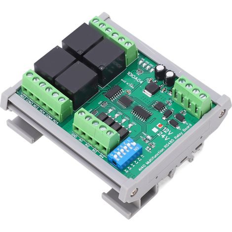 4-Kanal-RS485-Relaismodul-Steuerplatine mit Hardware-Reset, 12 V DC (1/5)