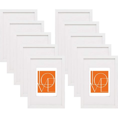 Lot de 10 pièces Cadre Photo WOLTU, 20x30cm Décoration pour maison Galerie de photos, Blanc