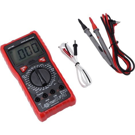 UYIGAO UA118C Digital Multimeter, High Precision Digital Display, Automatic Range, Voltage and Ammeter, Burn-Proof, Multifunctional, with Temperature Measurement, 750V (Battery not included). (1/5)