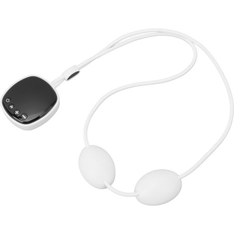 Mini masseur électrique à impulsions pour la nuque, les épaules, les bras et les jambes, en forme de pendentif. Mini masseur à compresse chaude. (1/5)
