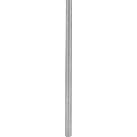 Tige ronde en acier au tungstène massif, barre argentée 5mm diamètre 100mm longueur, axe cylindrique pour bricolage et modélisme, lot de 1 pièce (1/5)