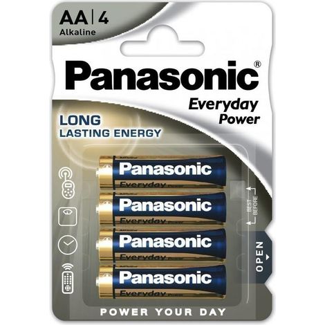Panasonic batterie alcaline stilo blister 4 pezzi (1/2)