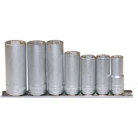 Teng M3807 M3807 Socket Clip Rail Set of 7 Metric 3/8in Drive TENM3807