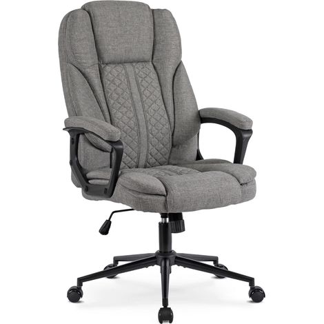 Sedia da ufficio girevole Phoenix, colore grigio moderno. (1/5)