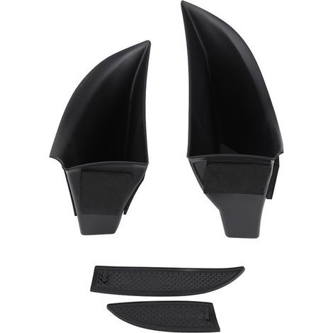 2pcs Car Boîte de rangement de porte d'entrée de la voiture pour Mercedes Benz S Class W222 2014-2018 Black