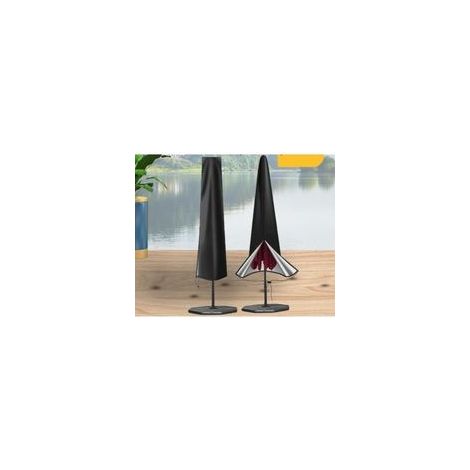 Funda impermeable para sombrilla, mástil telescópico, cierre de cremallera, 190 x 30 cm