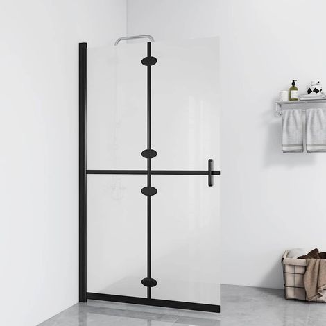 vidaXL Paroi de douche pliable Verre ESG dépoli 70x190 cm (1/5)