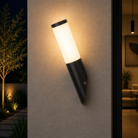 Aplique LED Exterior RABALUX "Torche noire" 1xE27 IP44 [RAB-8145 (1/4)