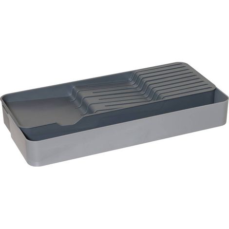 Organizador de cuchillos extensible para cajón neo gris - 5five (1/4)