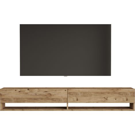 Mueble Elegante Tv Futura  Fr9 A 180 Cm Pino