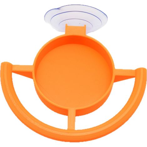Mangeoire à oiseaux à ventouse pour fenêtre, orange, pour l'extérieur (1/5)