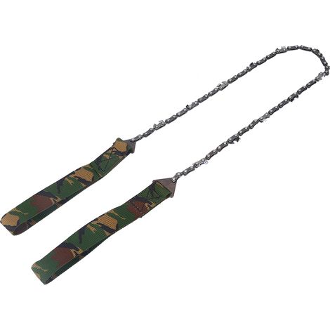 Tronçonneuse de survie multifonctionnelle pour l'extérieur, camouflage, outils de secours d'urgence (1/5)