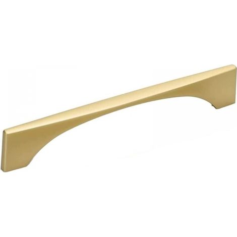 Poignee de Meuble Cuisine Dorée Lot de 1 Poignée de Meuble Poignée deTiroir Laiton-Poignées de Meubles laiton Poignée de Placard Cuisine Entraxe 192mm (1/4)