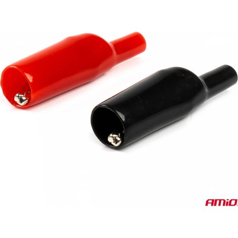 Pinces crocodiles pour batterie 5A amio-03045 (1/5)