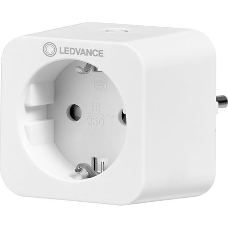LEDVANCE Smart+ Plug, Prise à interrupteur ZigBee, pour le contrôle de l'éclairage dans votre maison intelligente, directement compatible avec Echo Plus et Echo Show (2ème génération) (1/5)