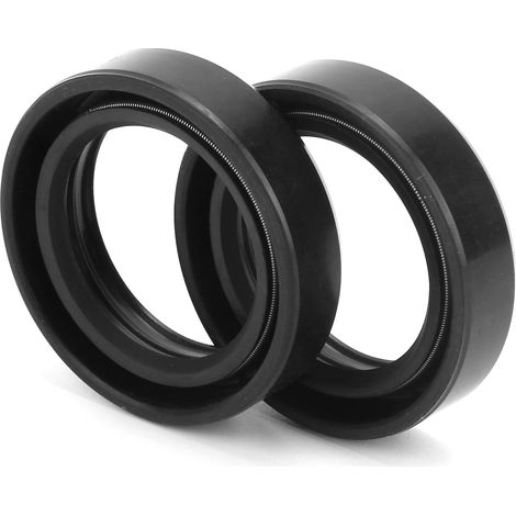 Lot de 2 joints d'étanchéité pour amortisseur de fourche avant de moto Haojue, cache-poussière en caoutchouc, compatible avec Haojue 42x30x10,5 mm (1/5)