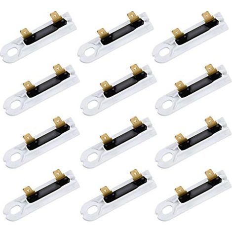 Pack of 12 thermal fuses for tumble dryers. Protection against... (1/5)