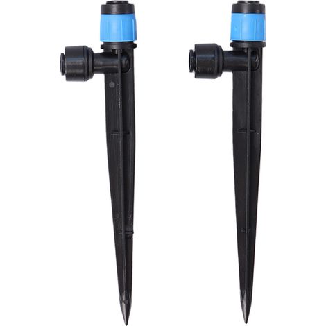 Arroseur Réglable 13 cm à Insertion Rapide, Système d'Irrigation Goutte-à-Goutte avec Fontaine Décorative pour Jardin-x (1/3)