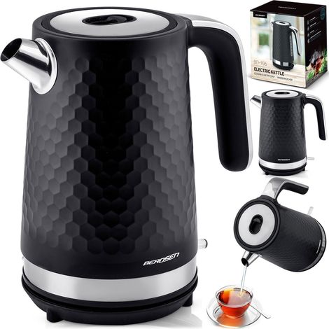 Hervidor electrico 17l bd 705 negroplata