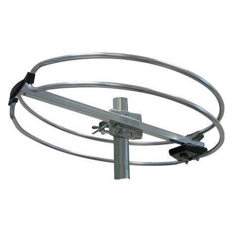 Antenne FM - SEDEA - Ronde 45 cm - Omnidirectionnelle - Aluminium - Attache de mât orientable (1/2)